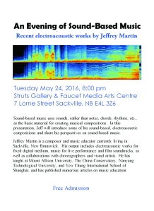 May 2016_Music Presentation
